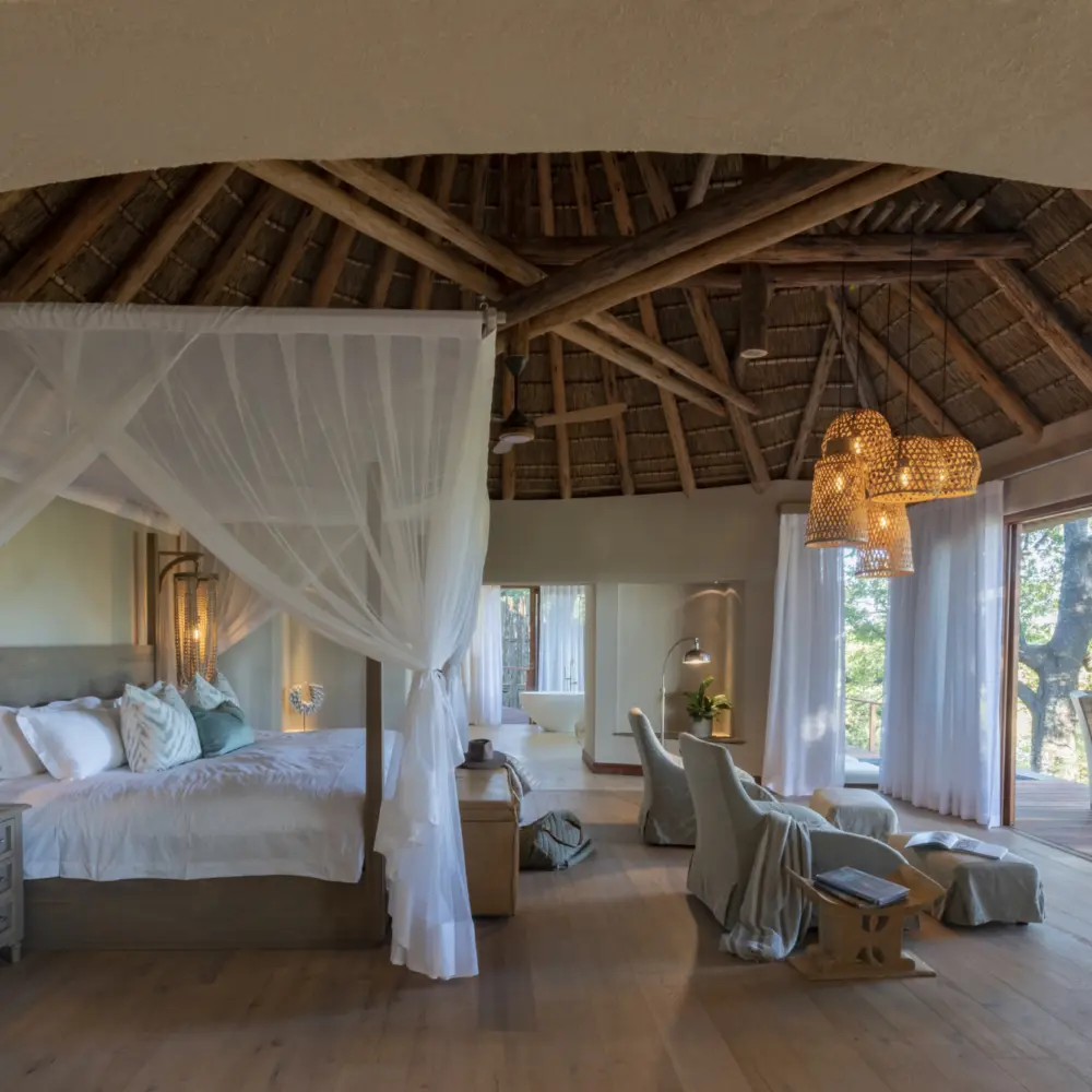 Le Dulini River Lodge dans la réserve privée de Sabi Sands en Afrique du Sud