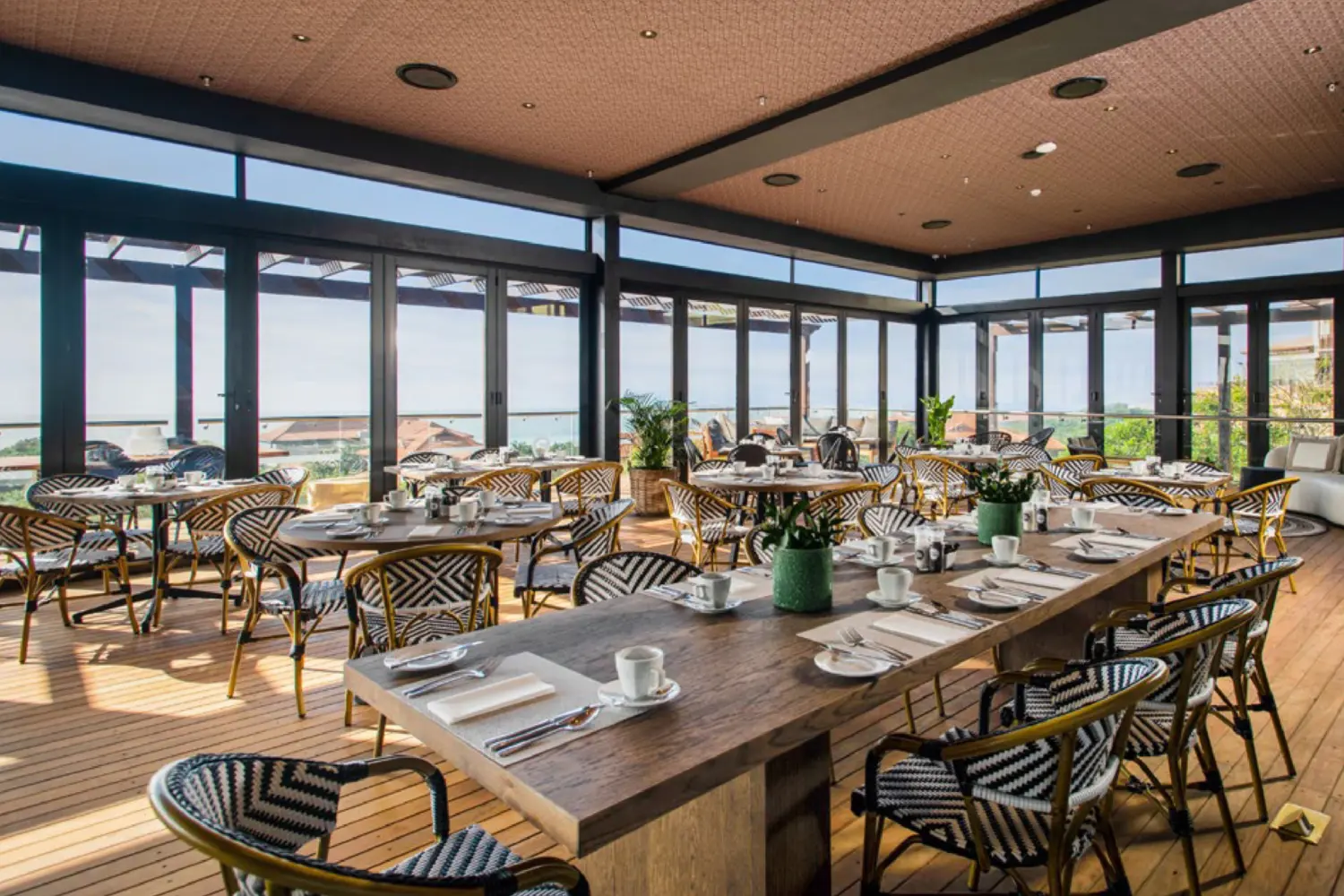 Vue du restaurant The Copper au Capital Zimbali Resort