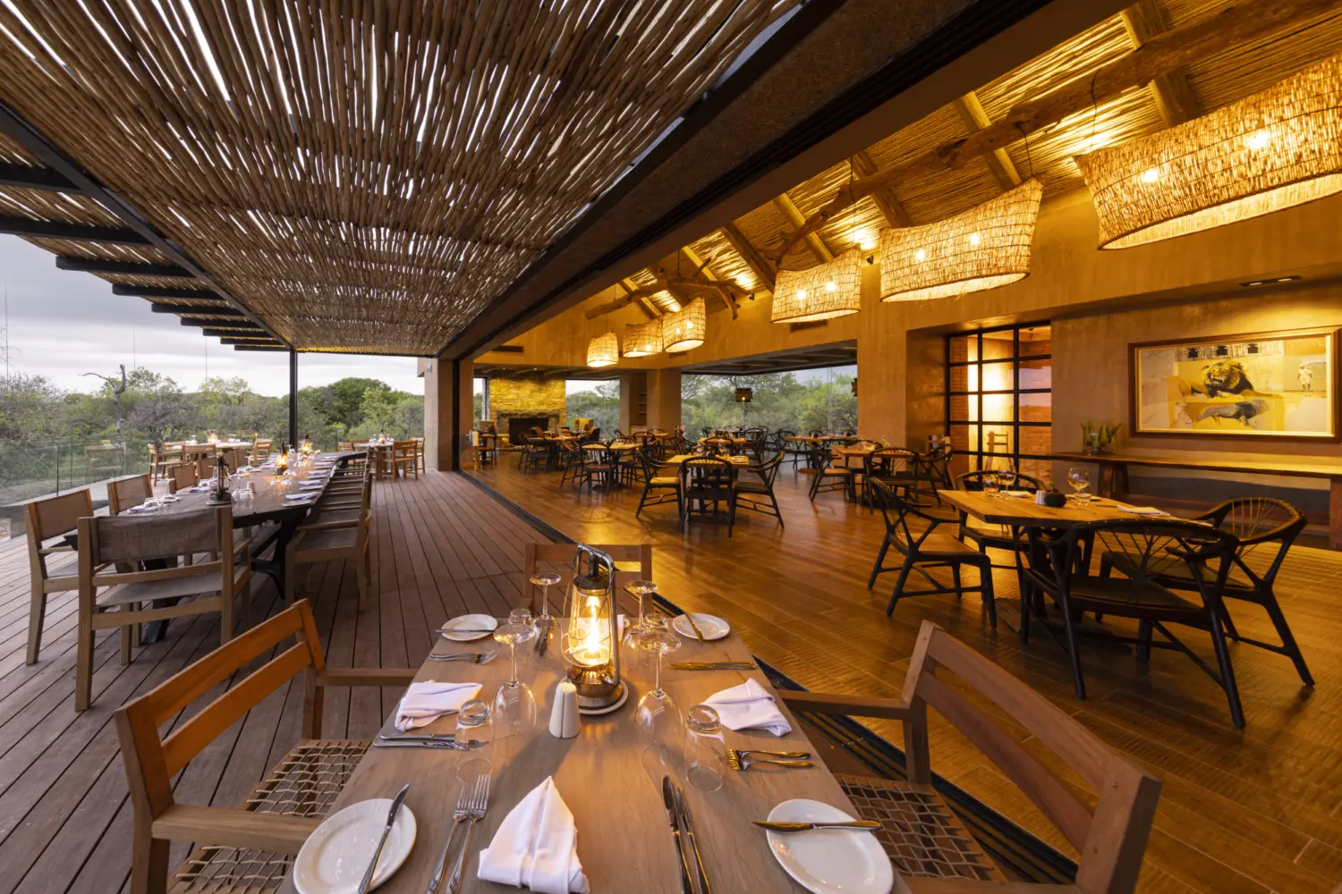 Le Kapama River Lodge dans la réserve privée Kapama en Afrique du Sud
