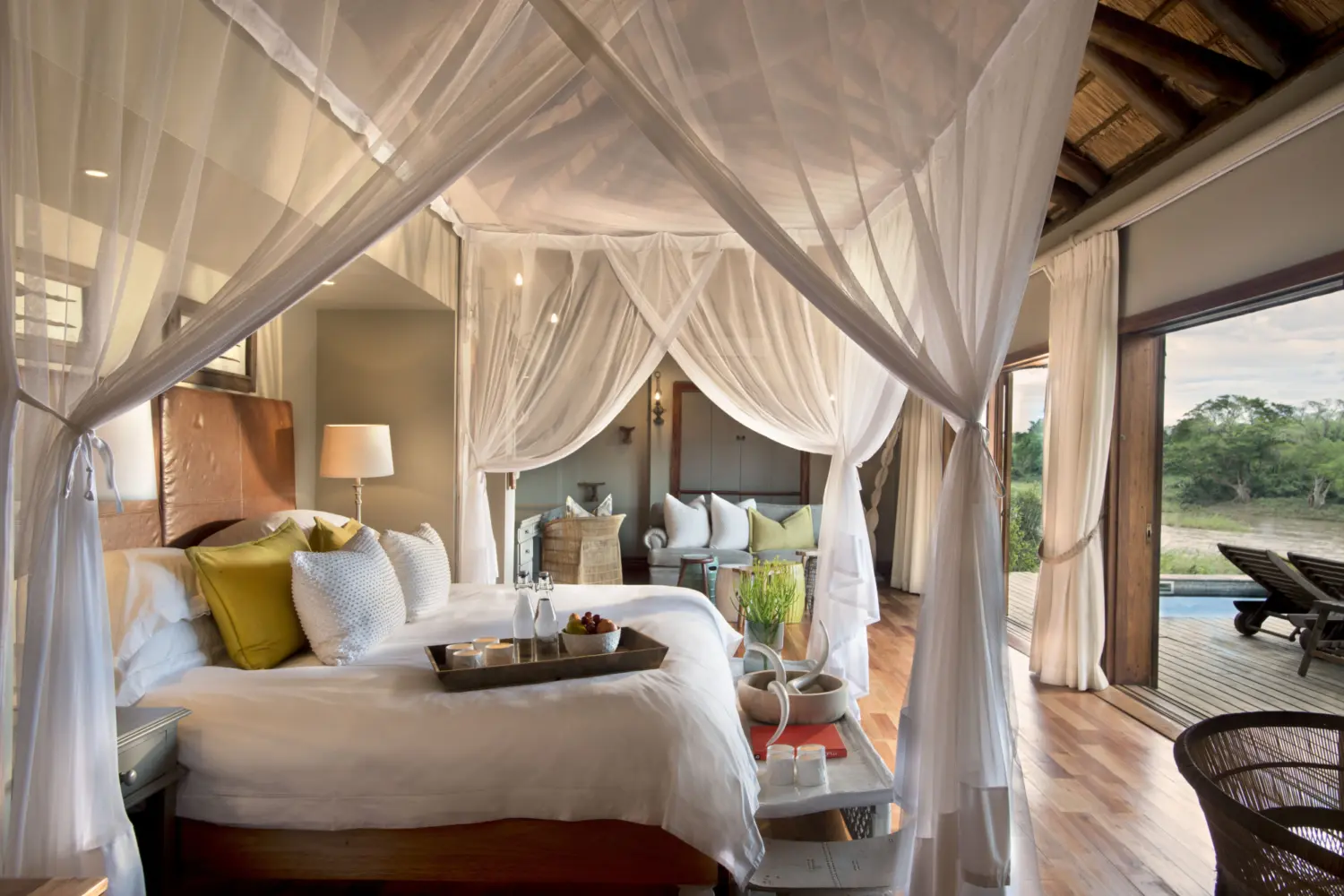 Le Lion Sands Narina Lodge dans la réserve privée du Parc Kruger en Afrique du Sud