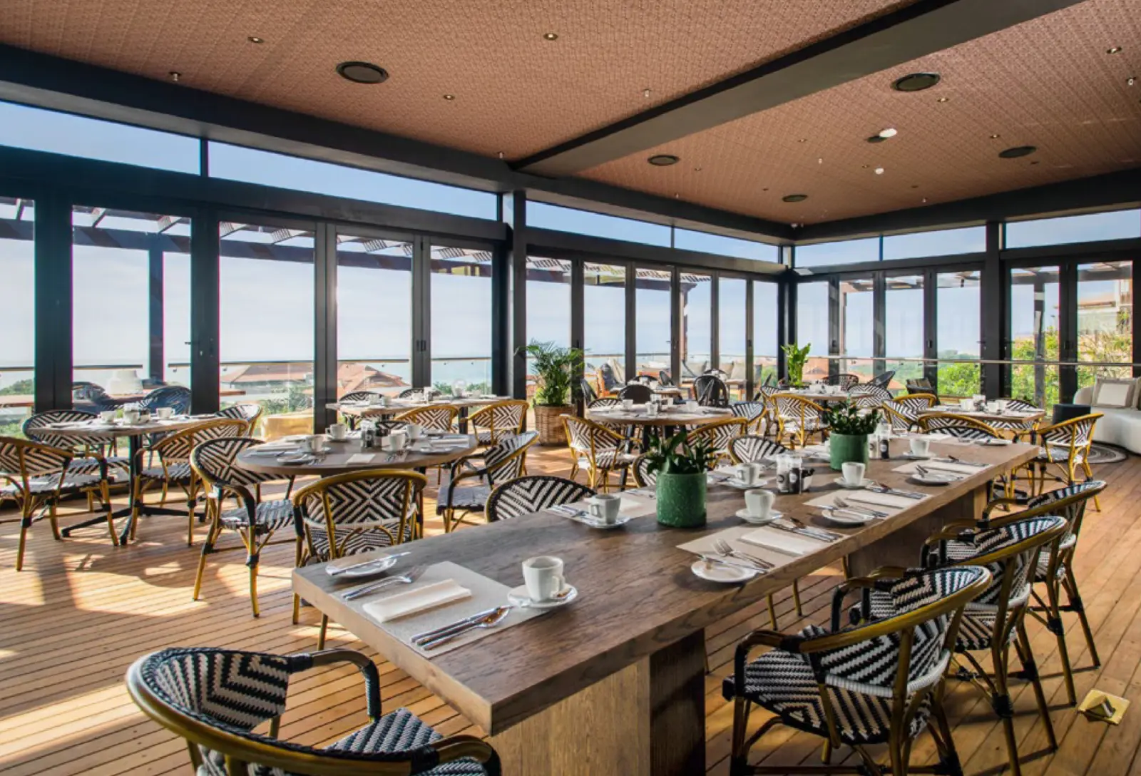 Vue du restaurant The Copper au Capital Zimbali Resort