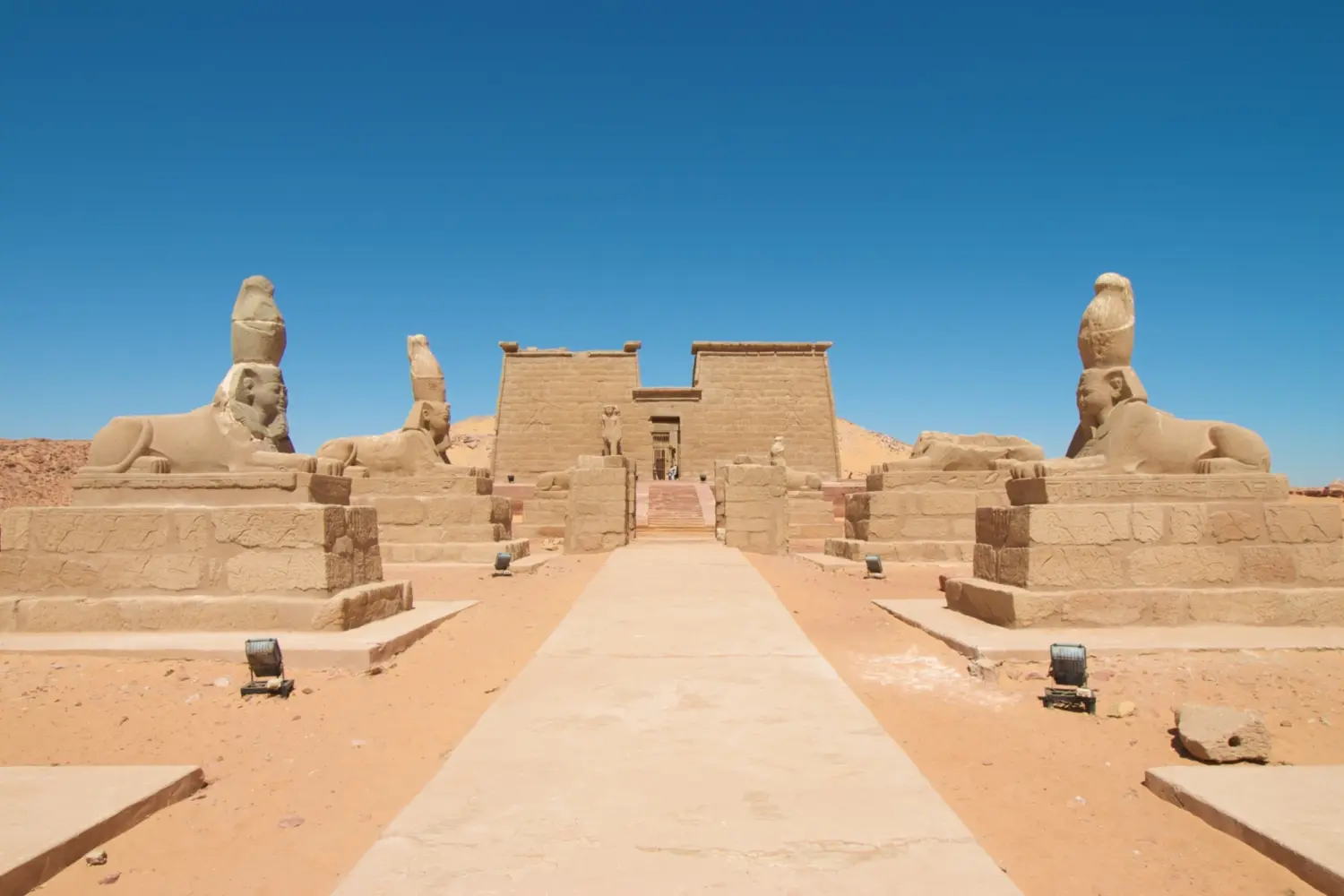 Temple Wadi el-Seboua en Égypte