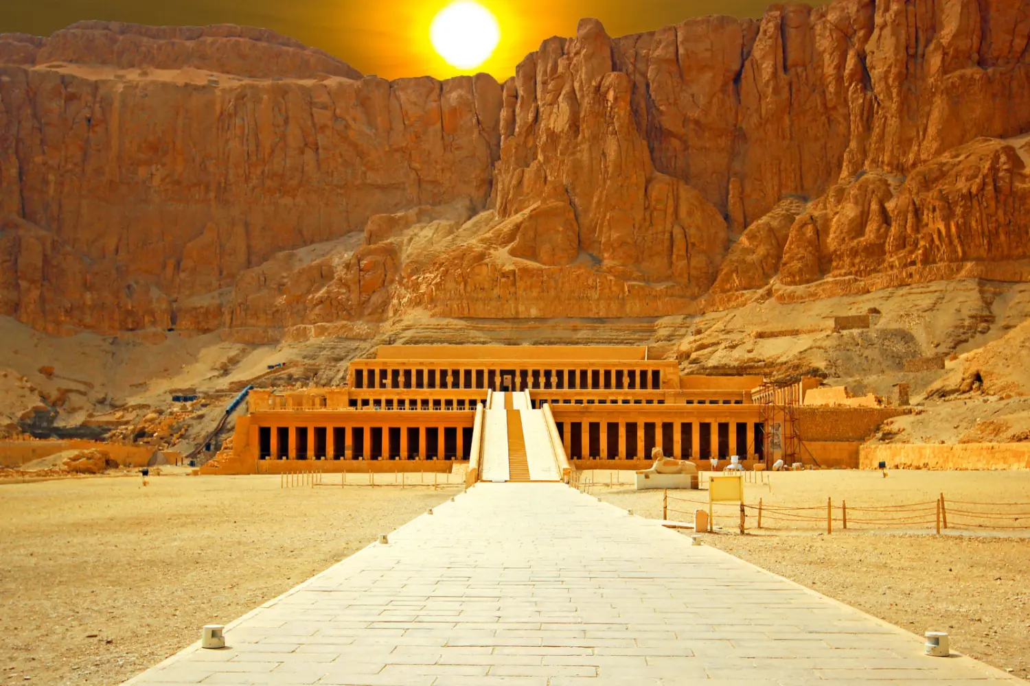 Le temple de Karnak à Luxor en Égypte