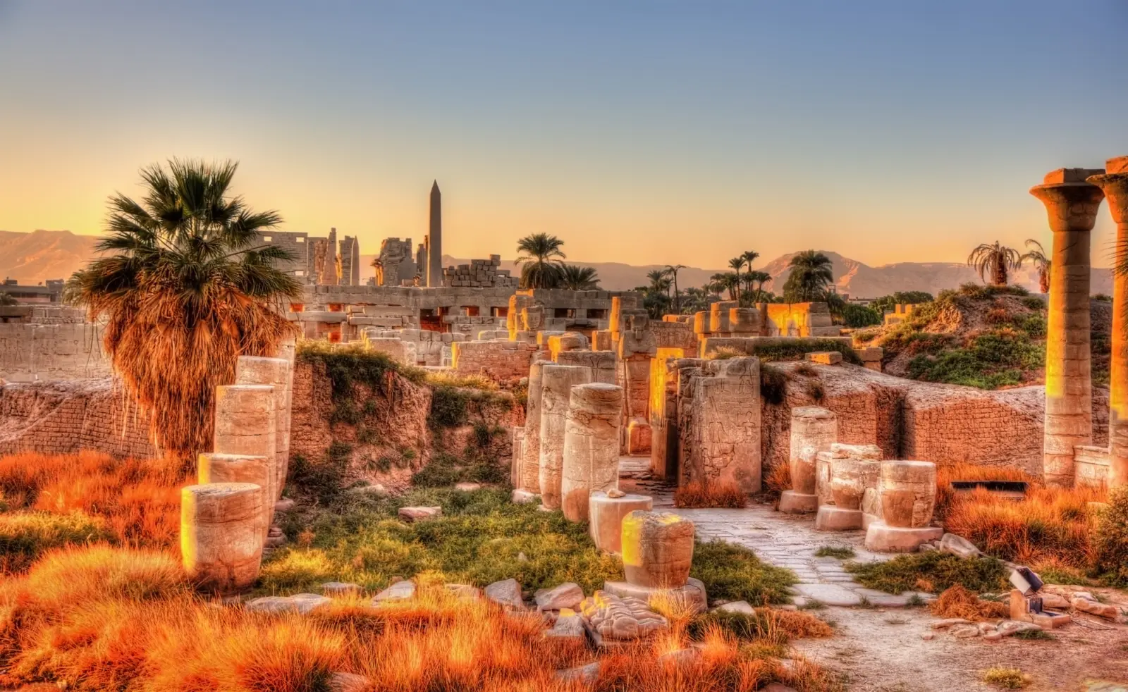 Le temple de Karnak à Luxor en Égypte