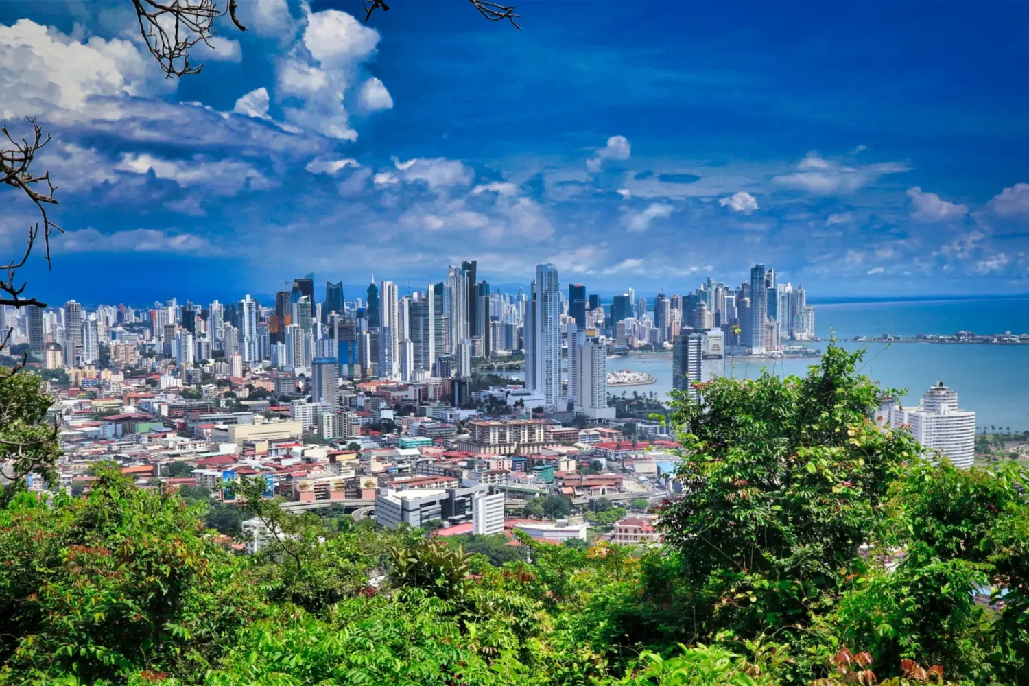 Vue sur la ville de Panama City au Panama