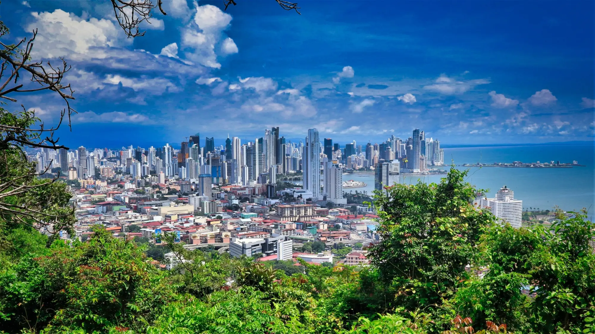 Vue sur la ville de Panama City au Panama