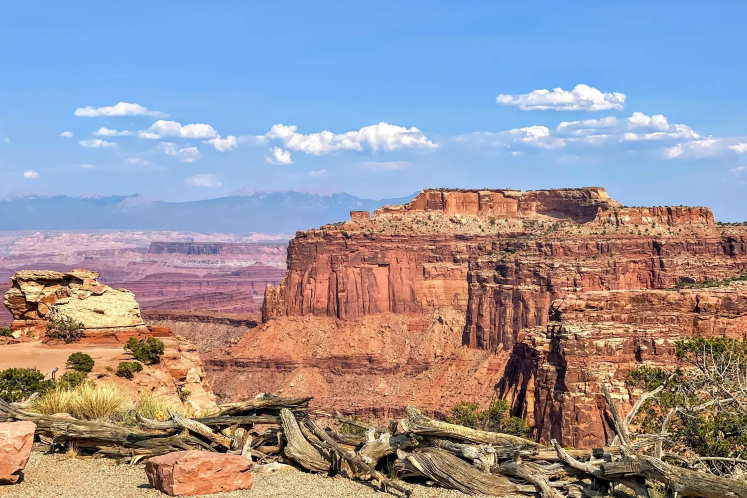 Paysage magnifique du parc national de Canyonlands dans l'état du Utah aux États-Unis