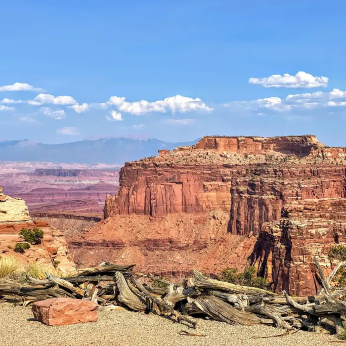 Paysage magnifique du parc national de Canyonlands dans l'état du Utah aux États-Unis