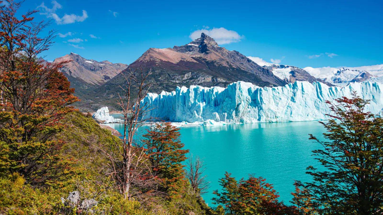 Un glacier  à El Calafate en Argentine