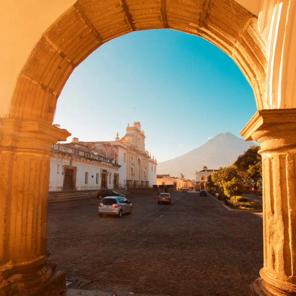 La cité coloniale d'Antigua au Guatemala