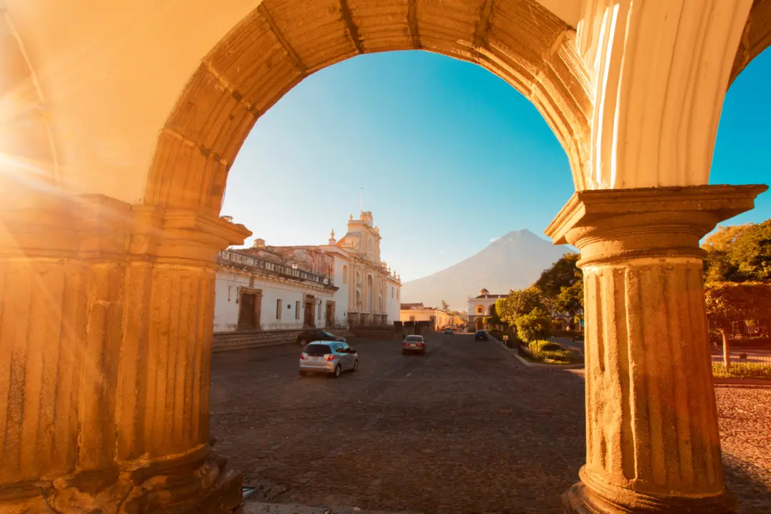 La cité coloniale d'Antigua au Guatemala