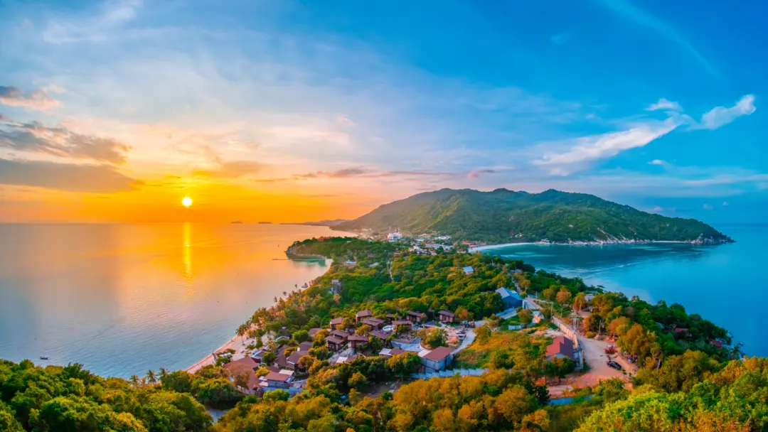 Vue aérienne de Koh Samui