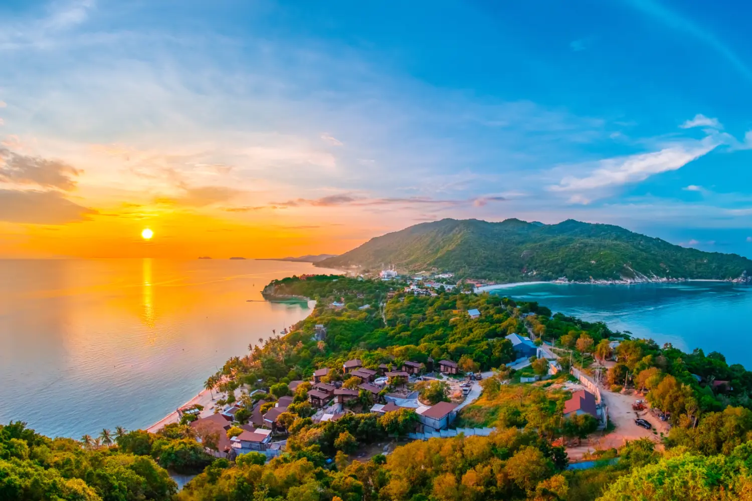 Vue aérienne de Koh Samui