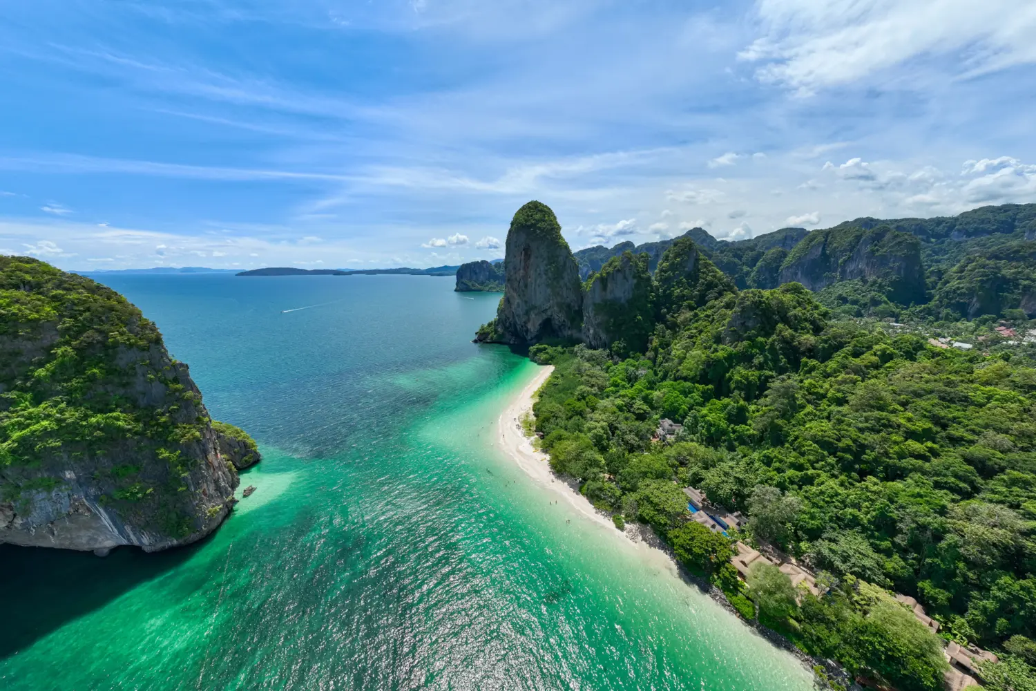 Vue aérienne de Krabi