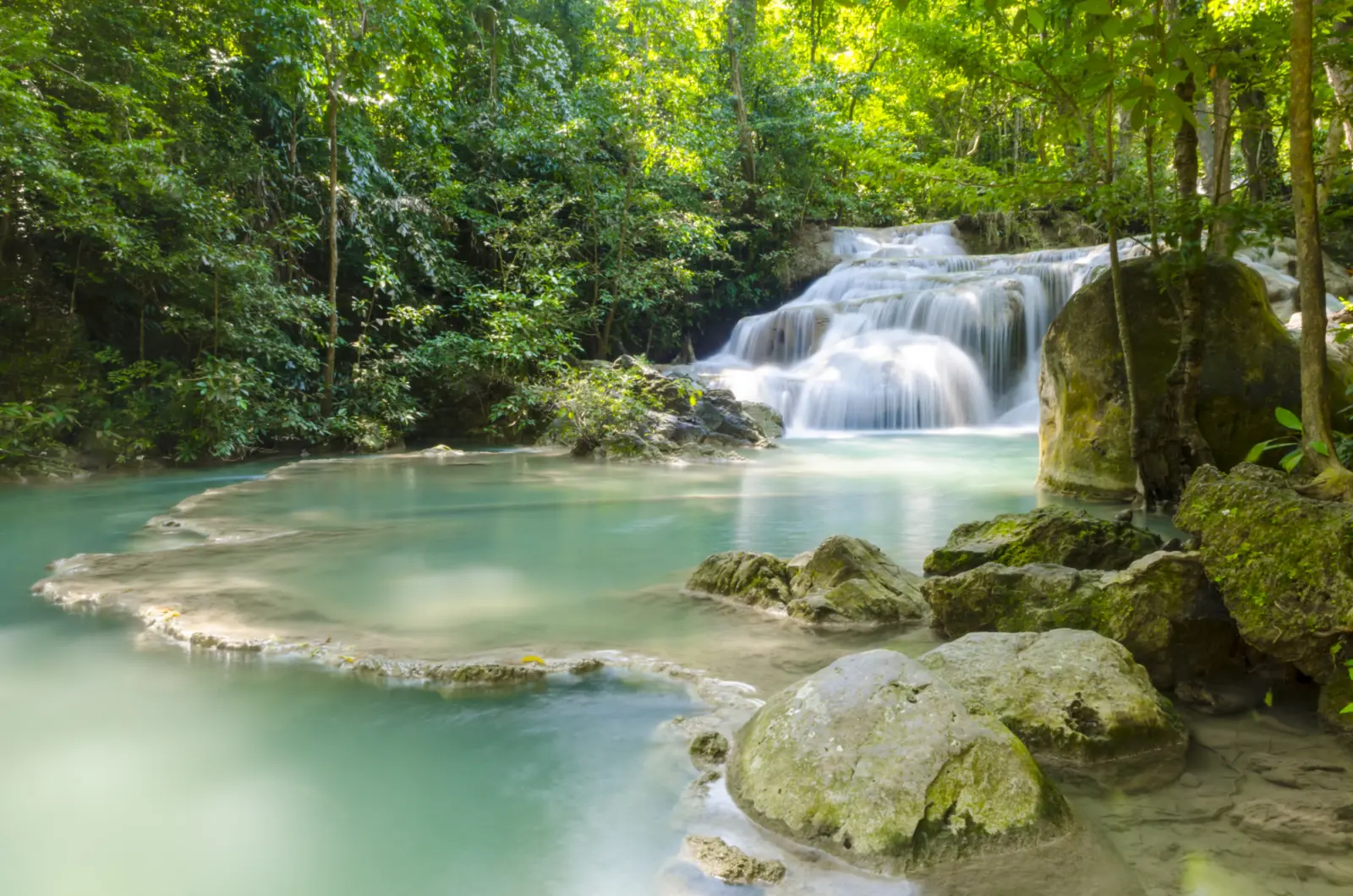 Cascade Erawan à Kanchanaburi