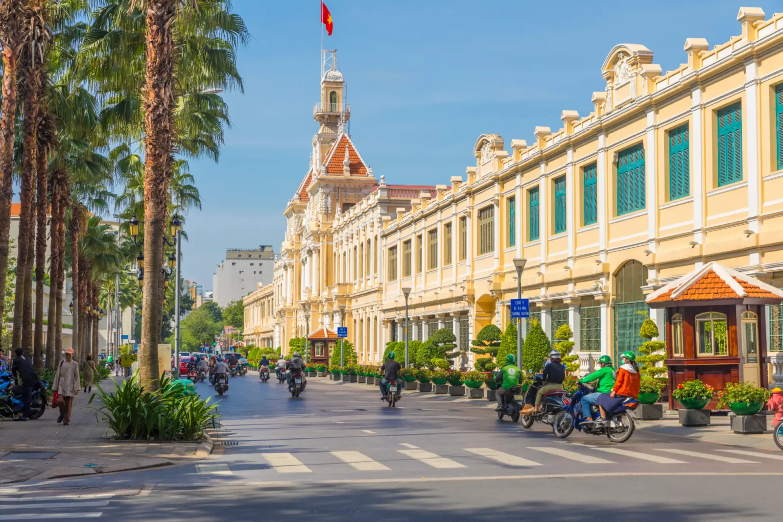 L'Hôtel de ville de Hô Chi Minh au Vietnam