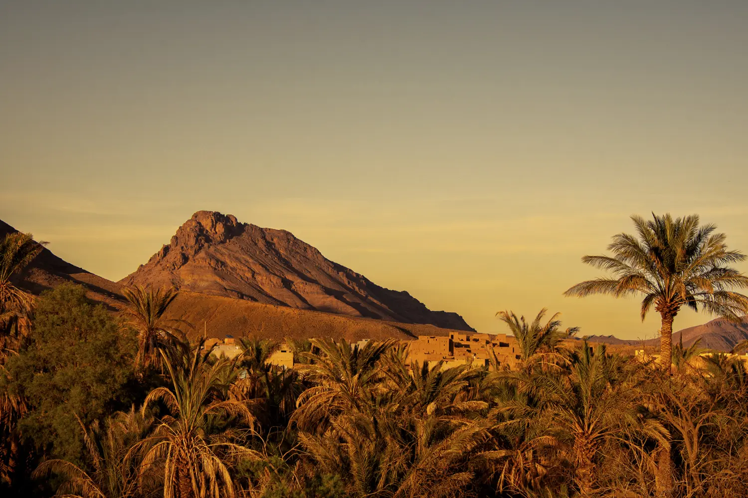 Magnifique paysage de la campagne marocaine