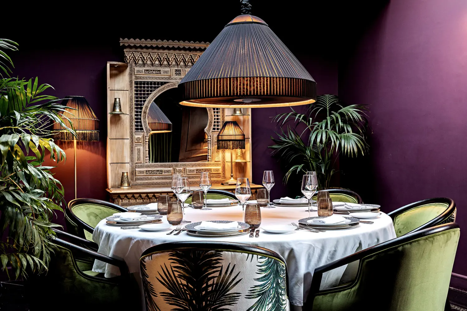 Le restaurant gastronomique du Riad Fès au Maroc