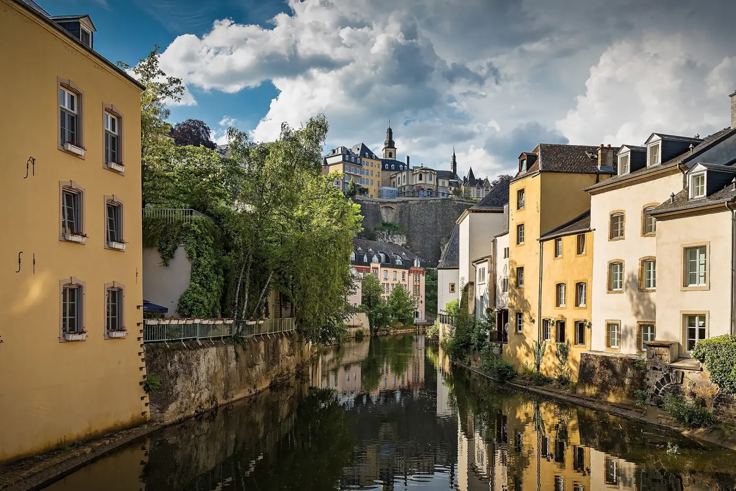 Vue sur la ville de Luxembourg