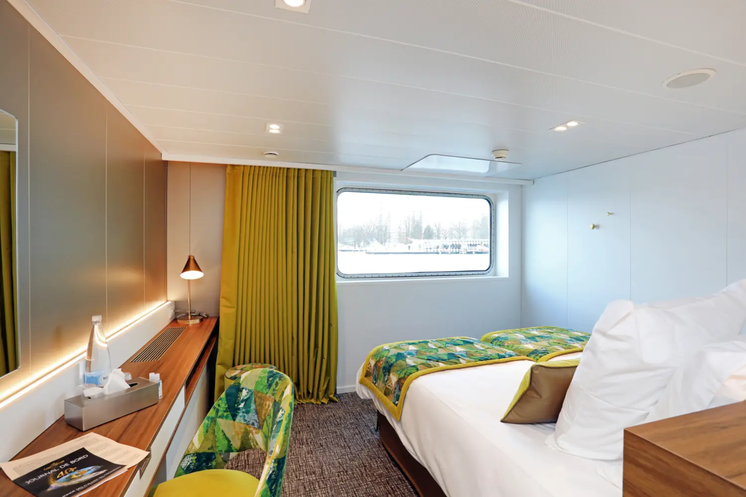 Cabine pont principal à bord du MS Elbe Princesse II de CroisiEurope