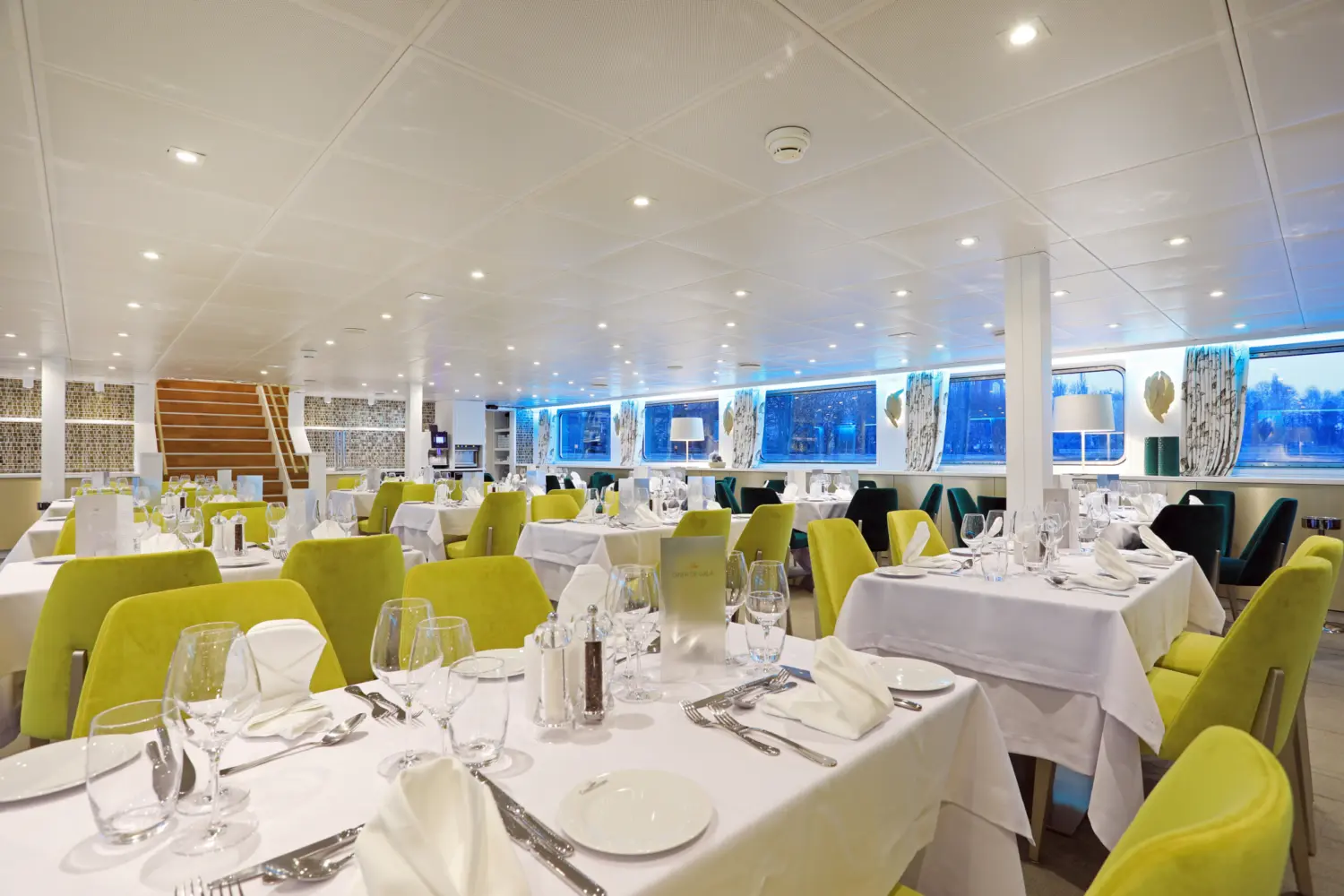 Restaurant à bord du MS Elbe Princesse II de CroisiEurope