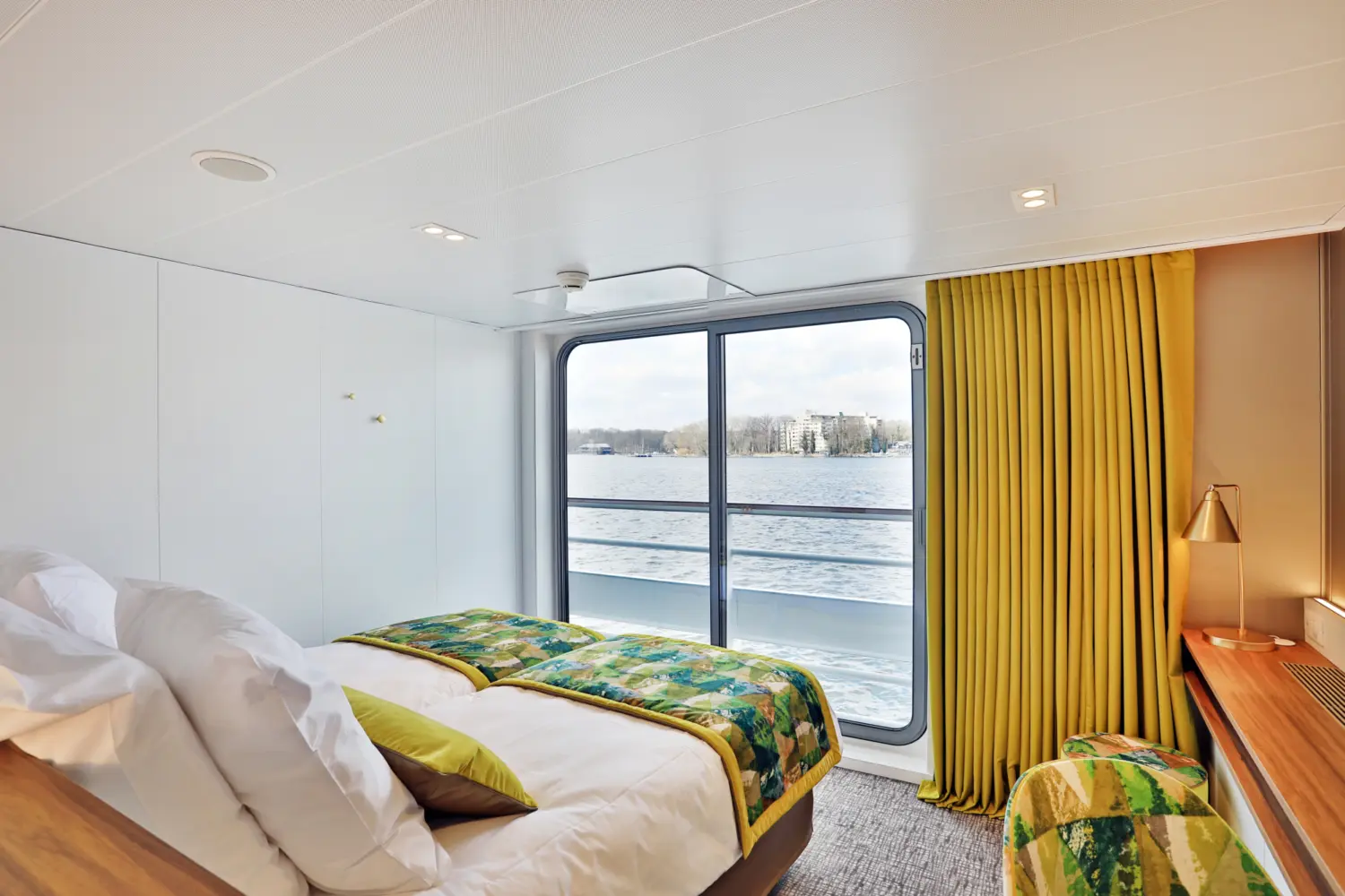 Cabine pont supérieur à bord du MS Elbe Princesse II de CroisiEurope