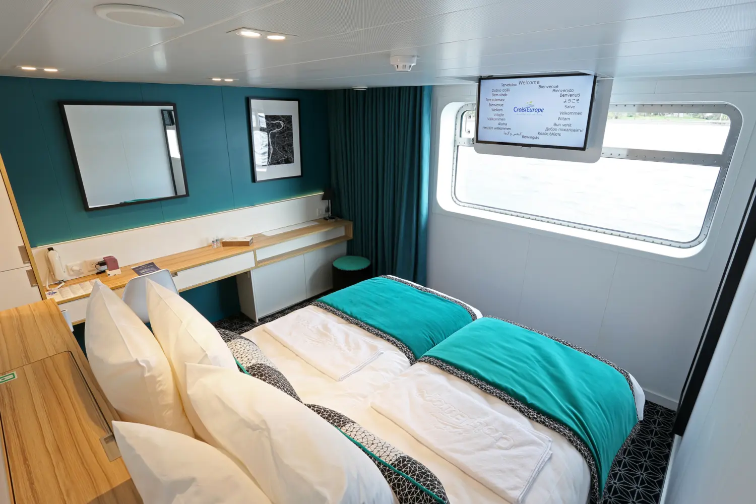Cabine pont principal à bord du MS Elbe Princesse de CroisiEurope