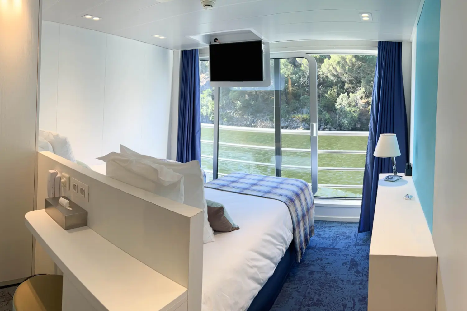 Cabine pont intermédiaire à bord du MS Gil Eanes de CroisiEurope