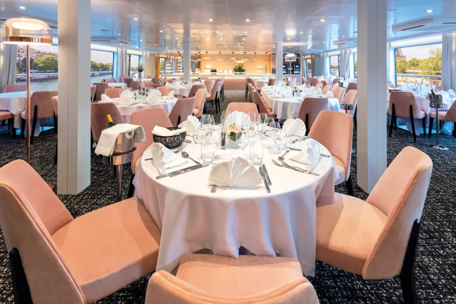 Restaurant à bord du MS Renoir de CroisiEurope