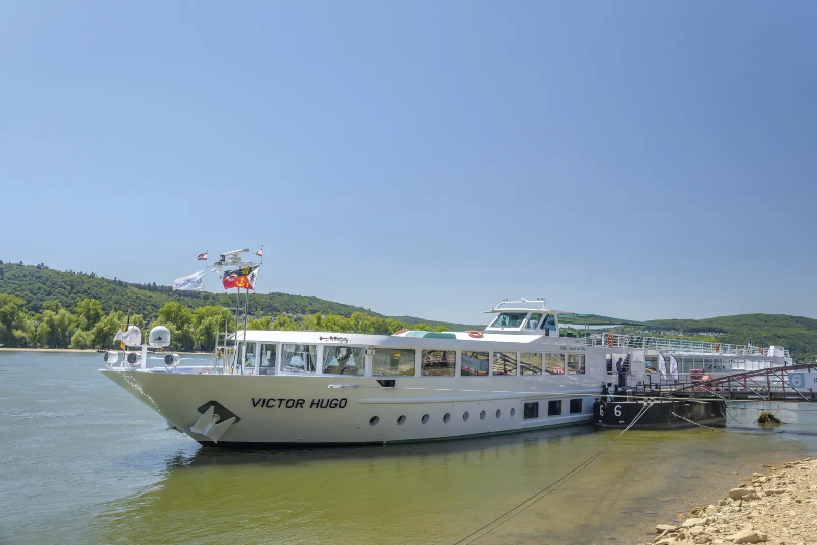 Vue extérieure sur le MS Victor Hugo