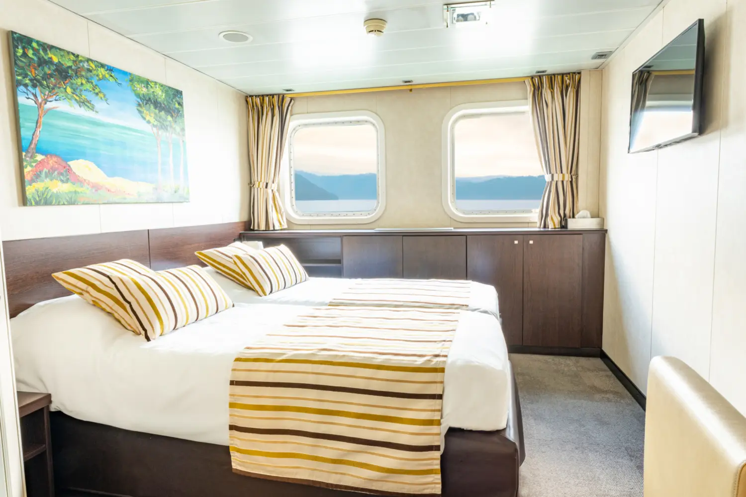 Cabine pont principal à bord du MS Vivaldi de CroisiEurope