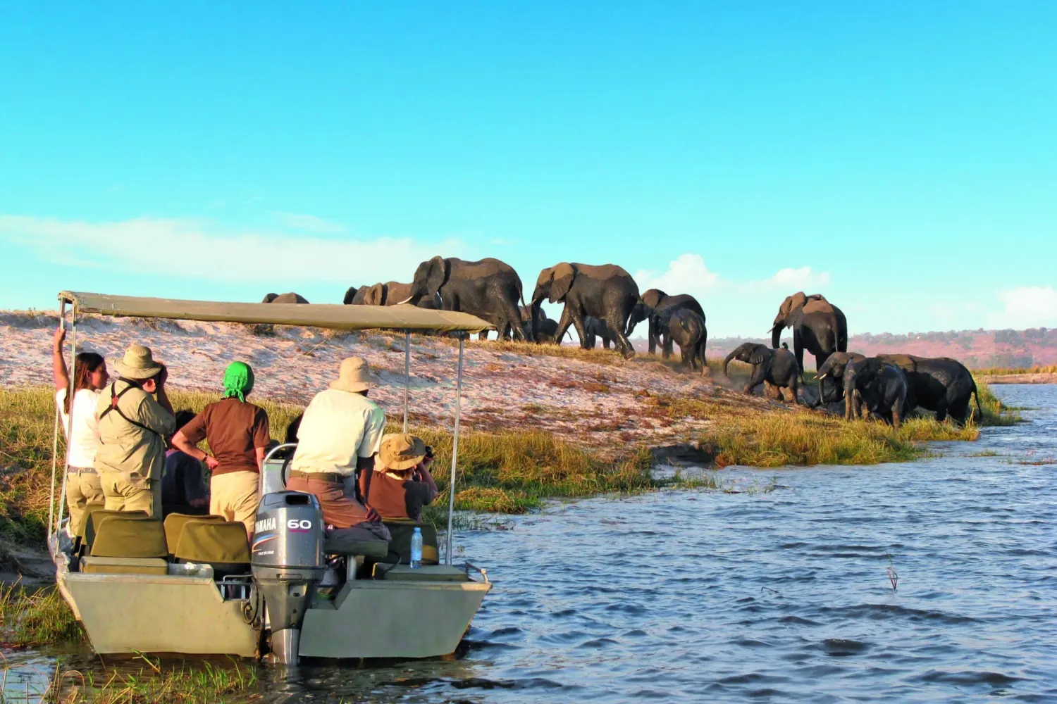 Safari-nautique sur le Zambèze en Afrique du Sud