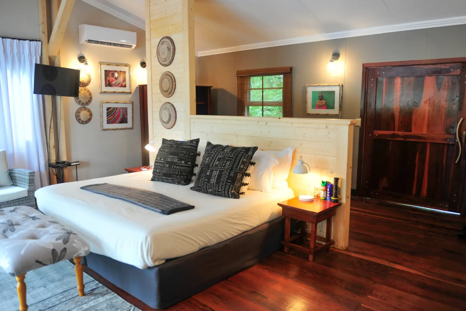 Chambre au Cascade Lodge 5 étoiles lors du séjour à Kasane au Botswana