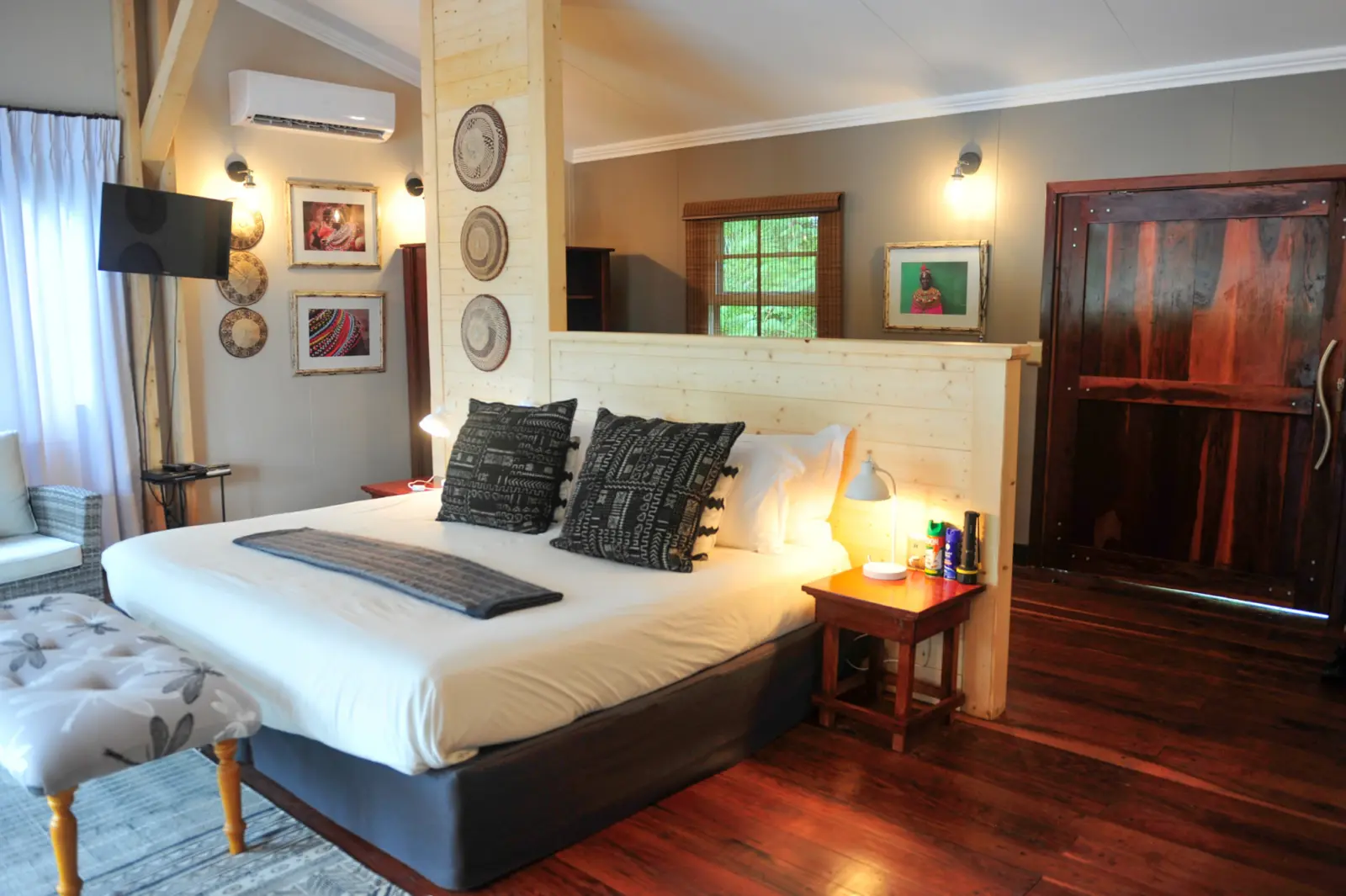 Chambre au Cascade Lodge 5 étoiles lors du séjour à Kasane au Botswana