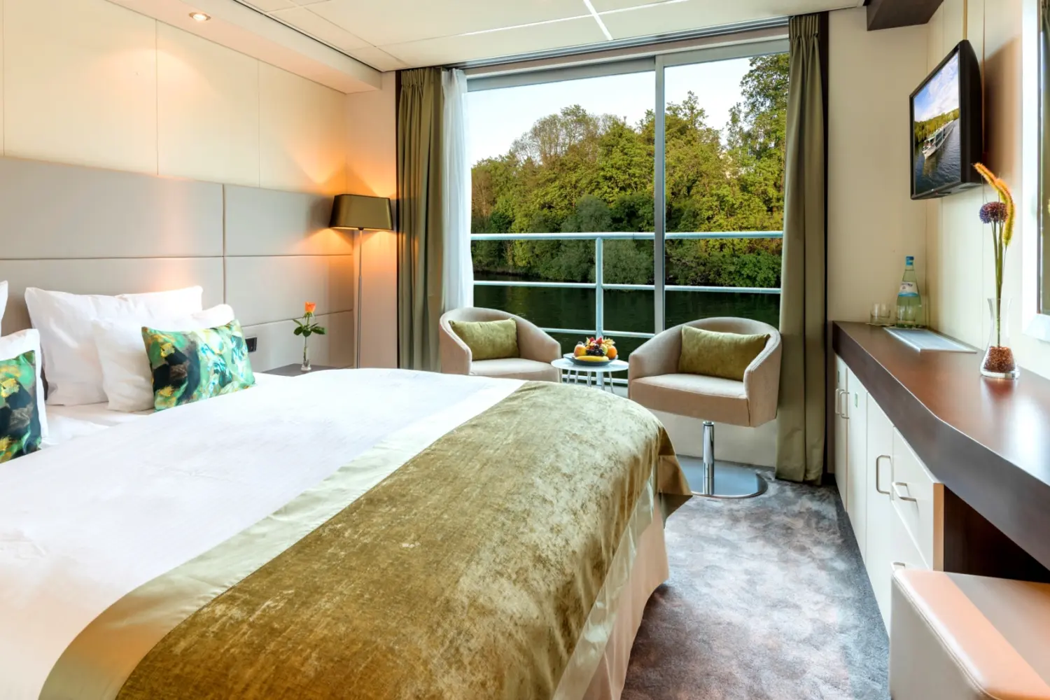 Cabine sur les ponts Mozart et Strauss à bord du Amadeus Diamond