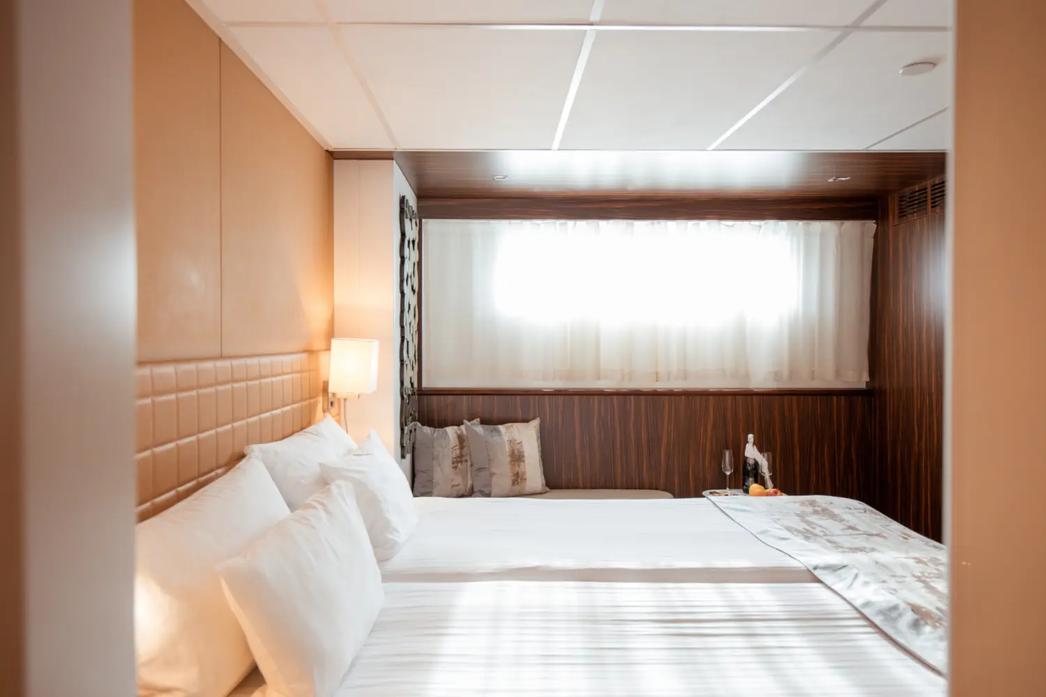 Cabine sur le pont Haydn à bord du Amadeus Queen - crédit-photo Lüftner Cruises