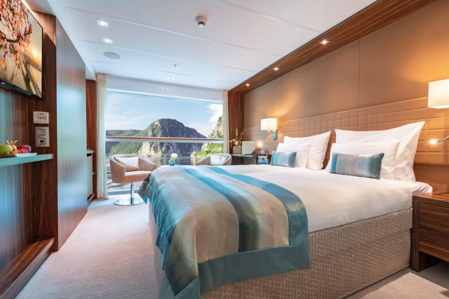 Cabine sur les ponts Mozart et Strauss à bord du Amadeus Star