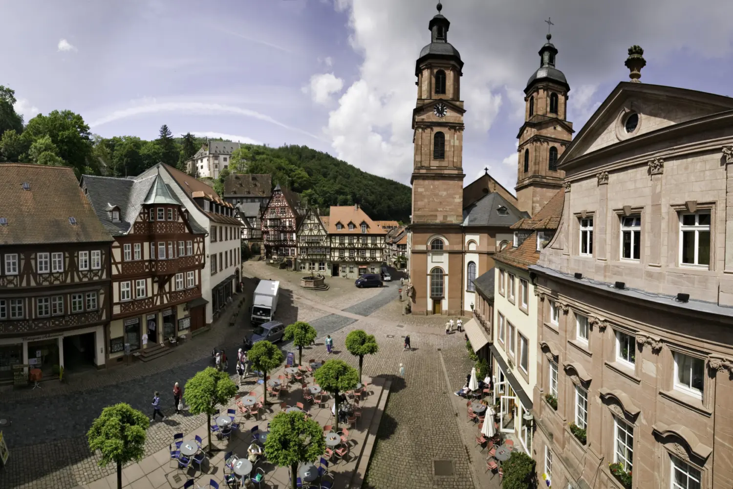 La ville de Wertheim en Allemagne