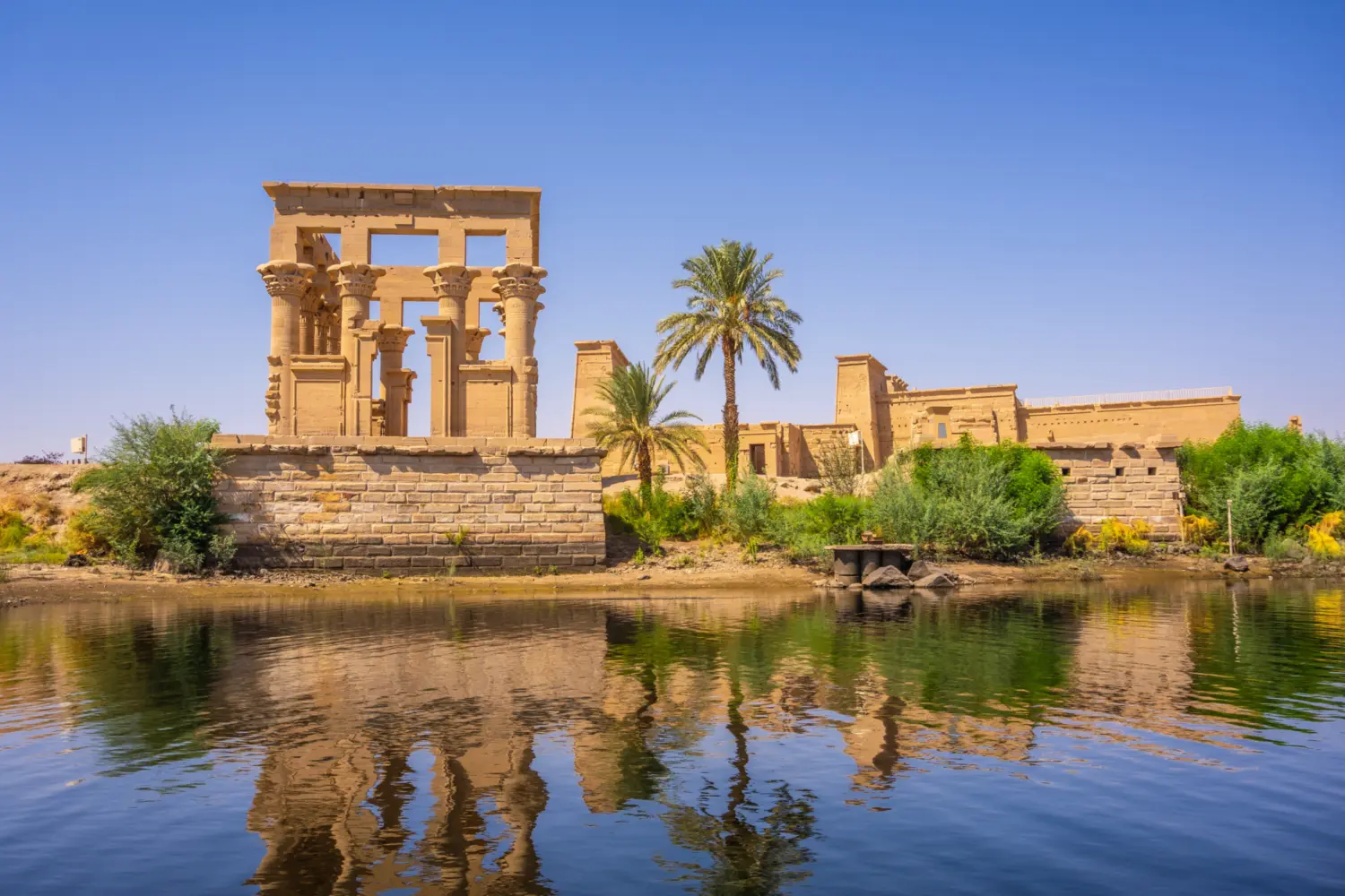 Temple à Assouan en Égypte