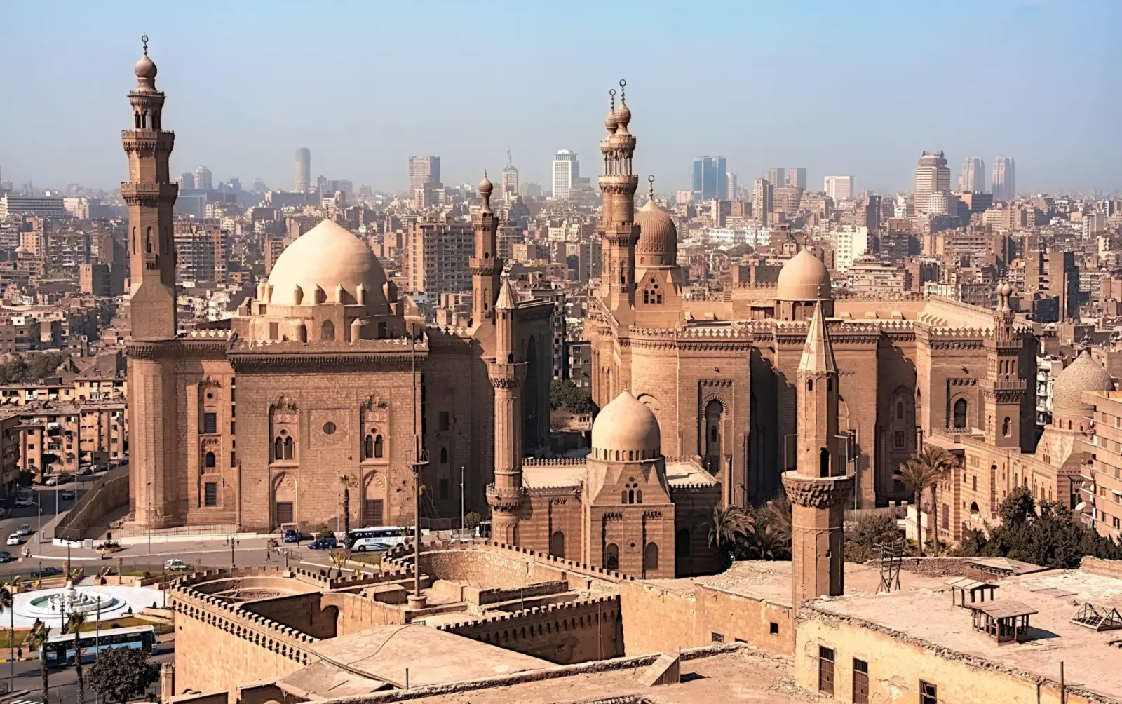 Vue sur la ville Le Caire en Égypte