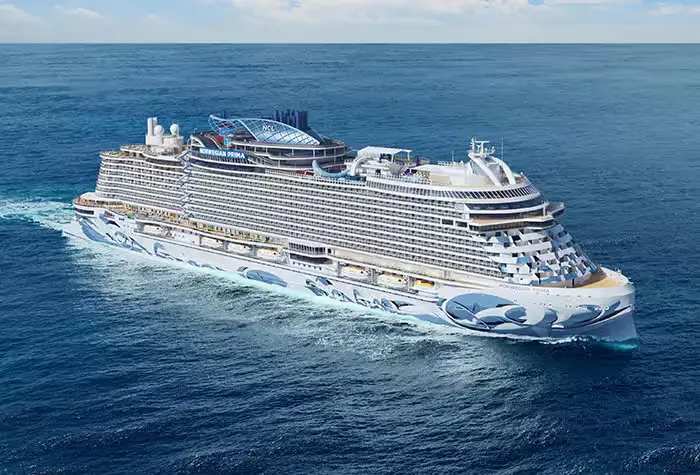 Vue extérieure sur le Norwegian Prima de la compagnie Norwegian Cruise Line