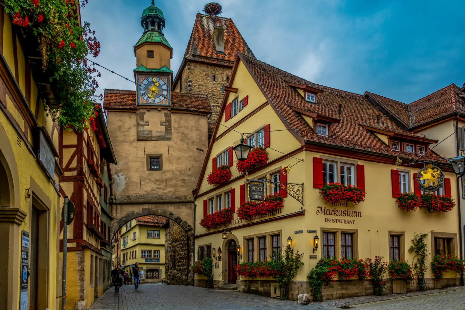 La ville de Rothenbourg en Allemagne