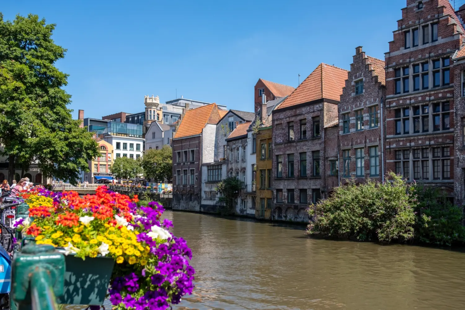 La ville de Gand en Belgique