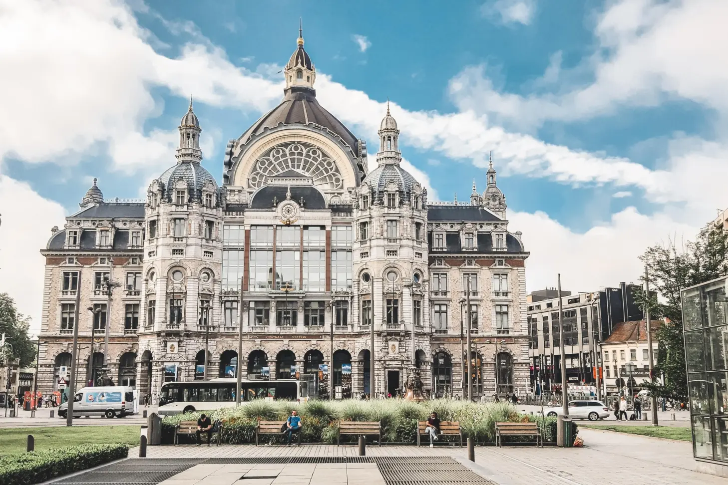 La ville de Anvers, Belgique