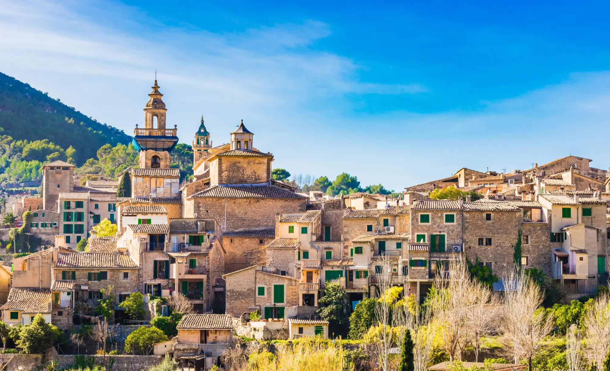 Vue du village de Valldemossa à Palma de Majorque