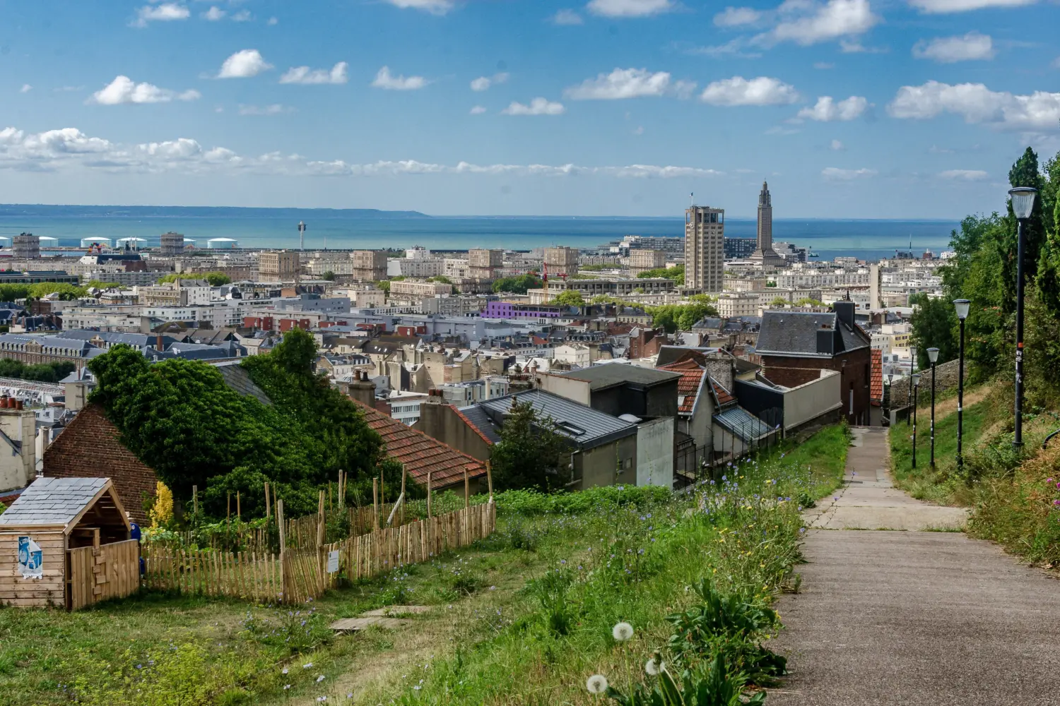 Vue sur Le Havre en France