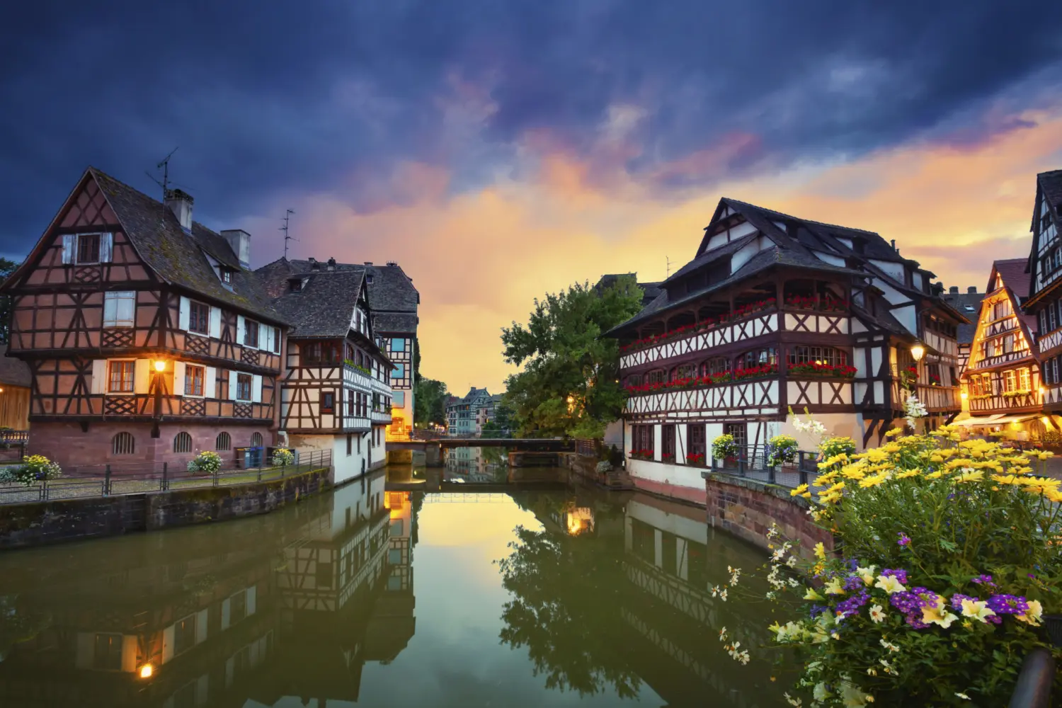 La magnifique ville de Strasbourg en France