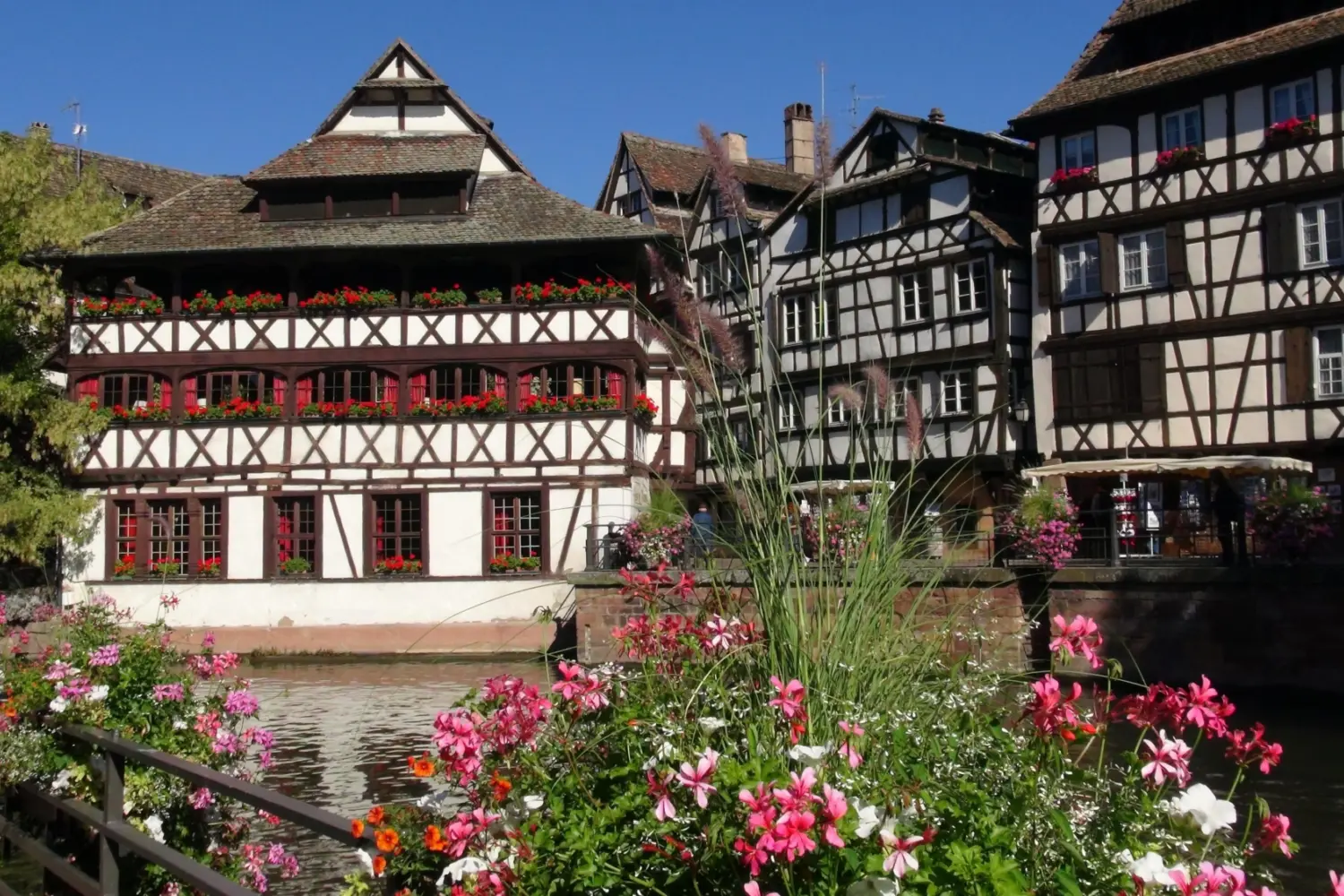 Le quartier de la petite France à Strasbourg