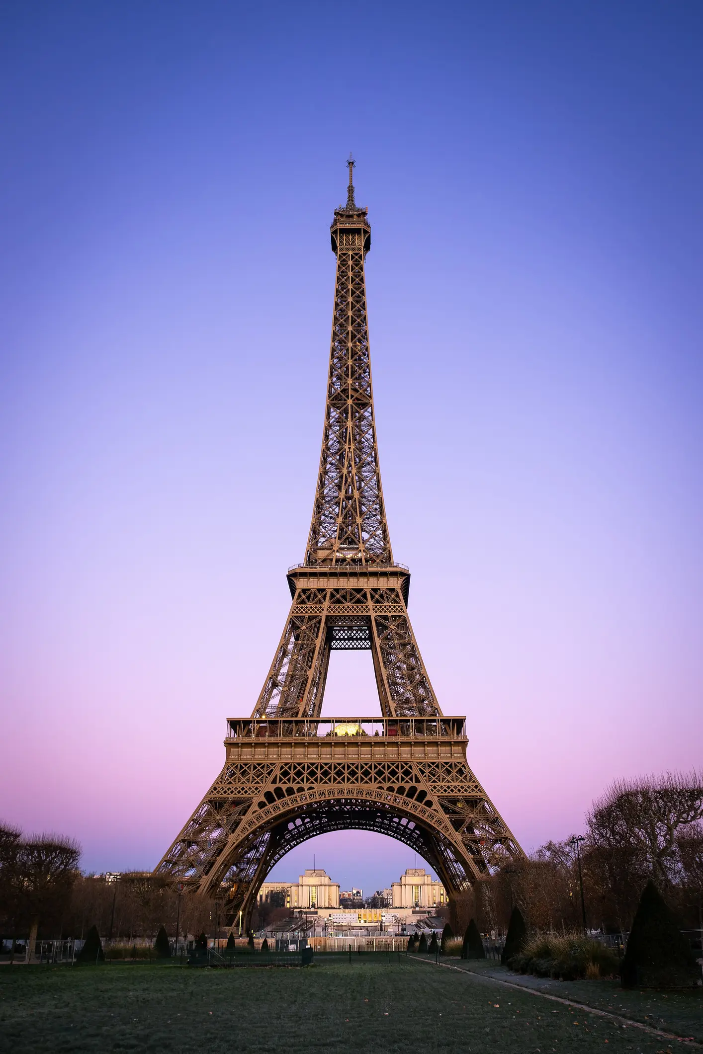 Paris - France,Tour Eiffel, Coucher de soleil