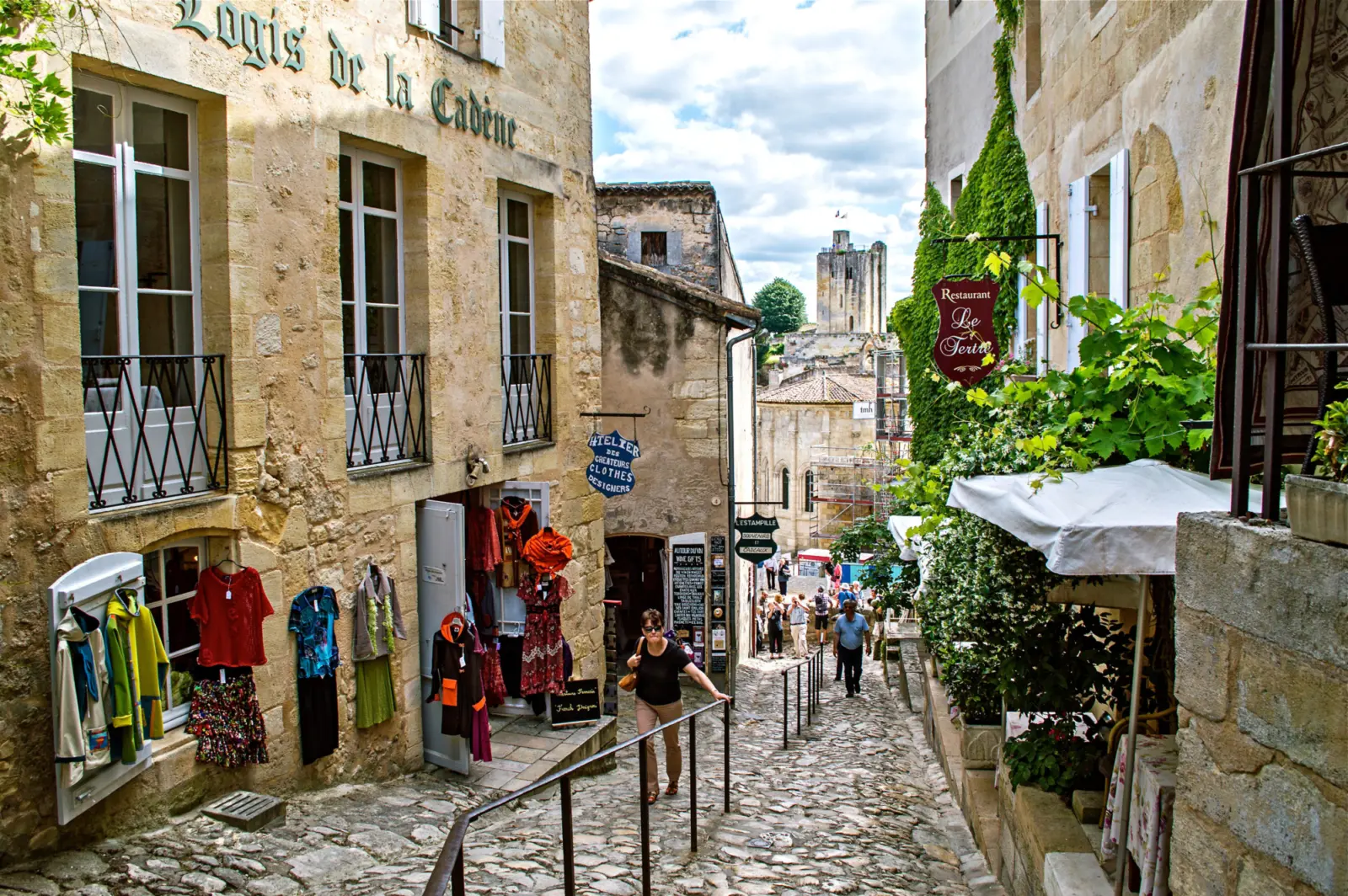 Saint-Émilion dans la région de Bordeaux en France